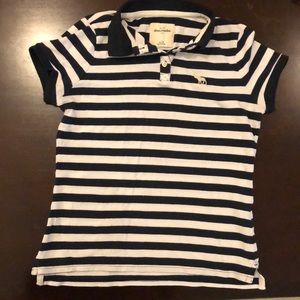Abercrombie kids striped polo